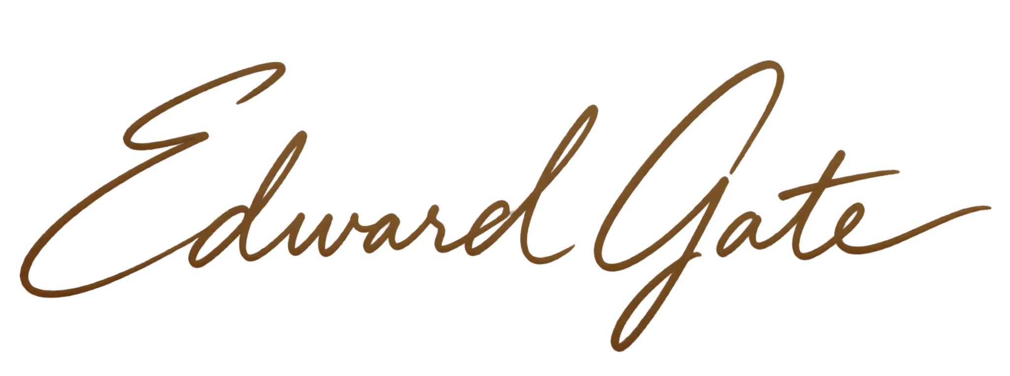 Edward Gate signature
